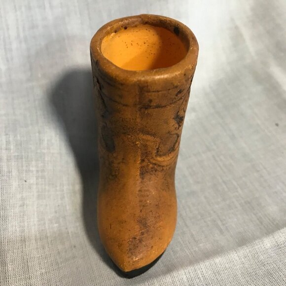 Cowboy Boot Toothpick Holder Decoration Western  2.5 X 2.5" Vintage Rustic - Picture 3 of 9